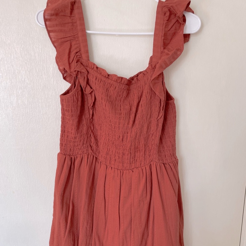 Burnt orange sundress